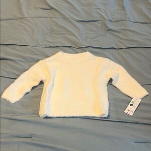 Carter's Soft White Cashmere Sweater 18 months NWT